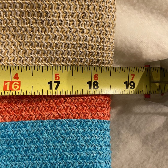 Kelly & Katie woven straw tote *NWOT* - Picture 6 of 9